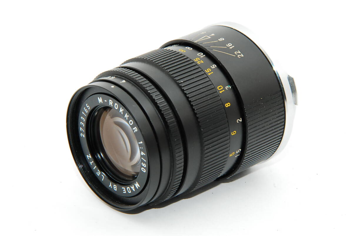 【外観特上級】ミノルタ minolta m-rokkor 90mm f4 made by leitz　#k1524