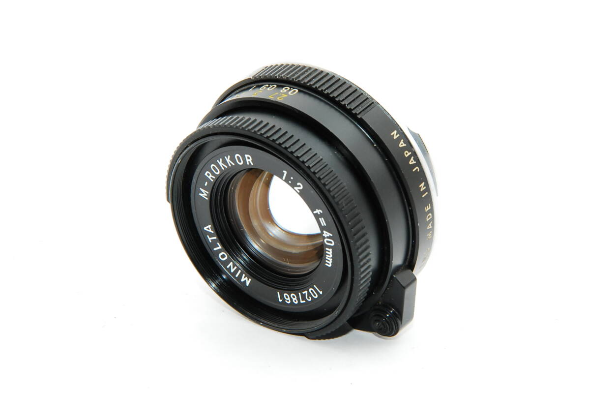 【外観特上級】MINOLTA ミノルタ M-ROKKOR 40mm F2.0 CL　#k1547
