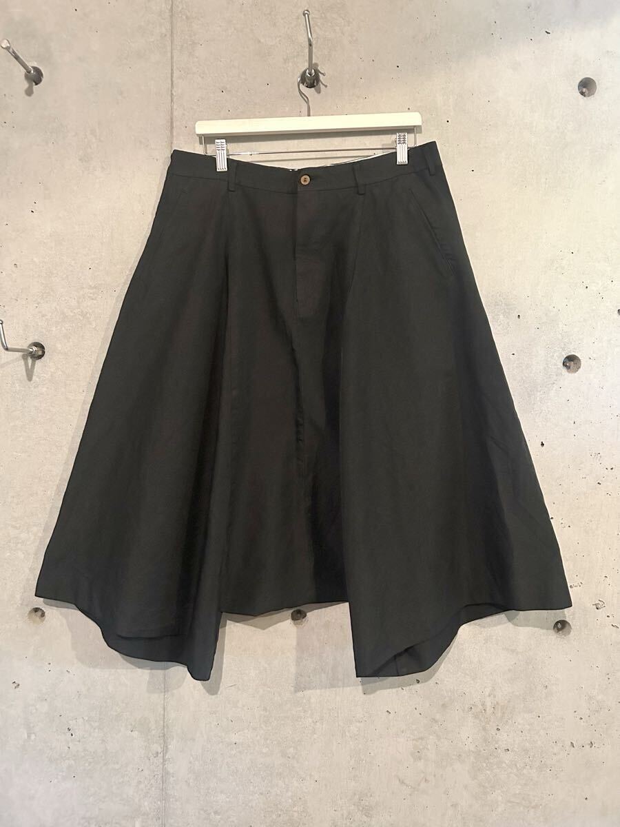 COMME des GARCONS HOMME PLUS/コムデギャルソンオムプリュス/2016S/S BLOKEN TAILORING/ポリエステル ワイドサルエルパンツ/希少サイズ L