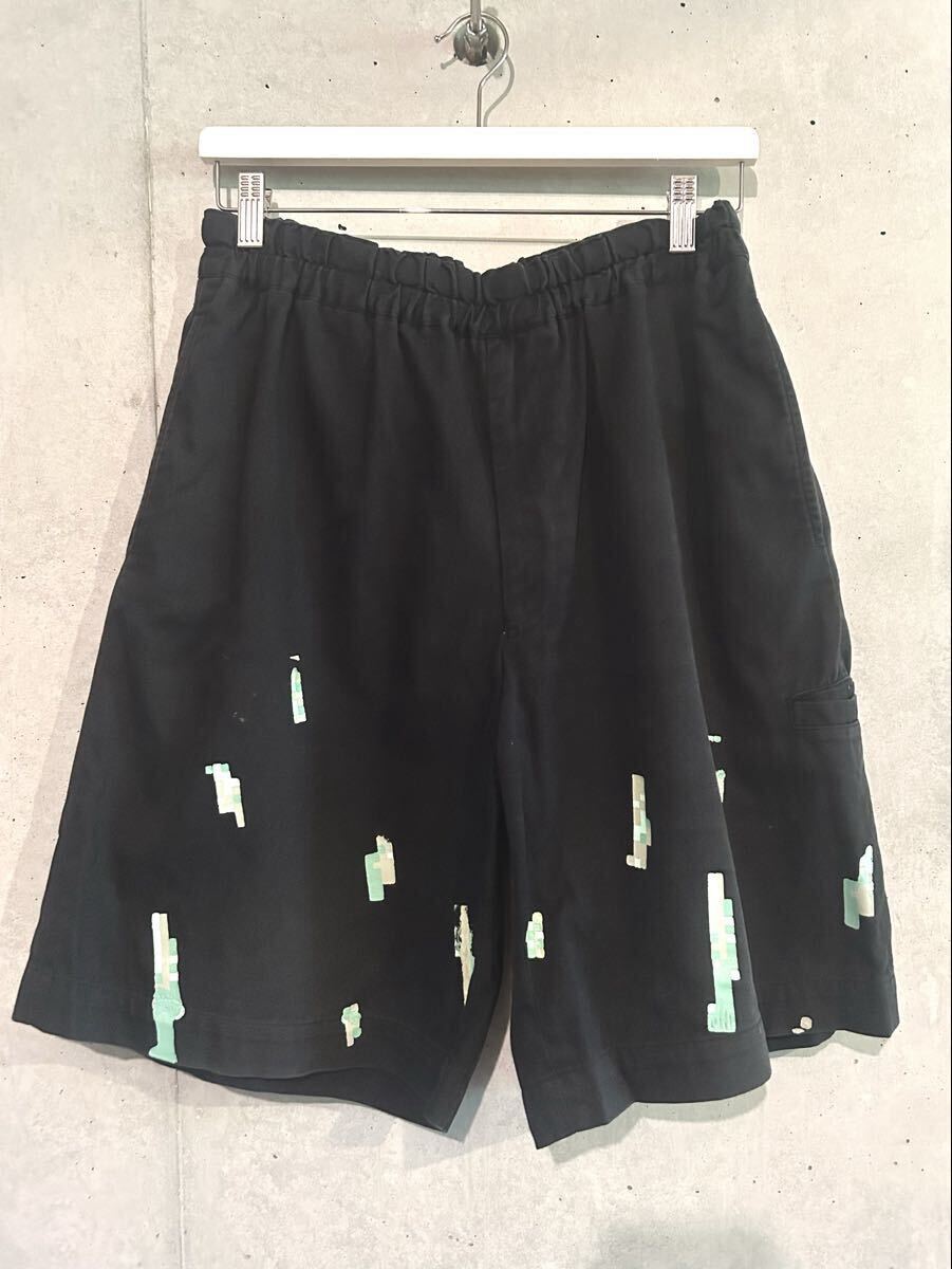 COMME des GARCONS HOMME PLUS/コムデギャルソンオムプリュス/2000S/S ラバープリント ショートパンツ/ M