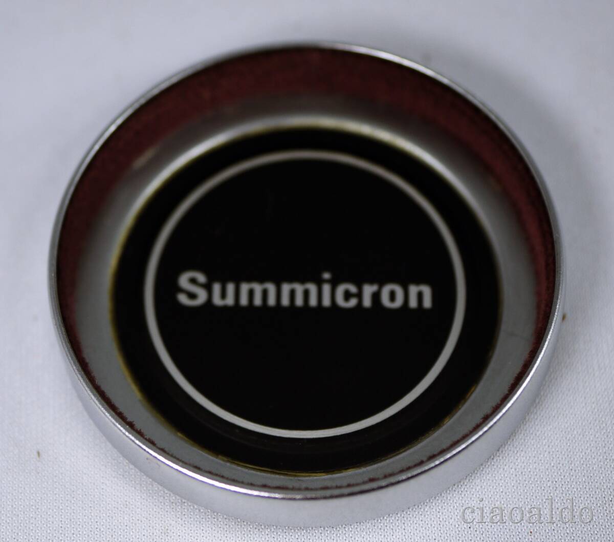 !!!希少!!! ライカ純正・ズミクロン50mm用レンズ・フロントキャップ（初期型）「SUMMICRON」銘