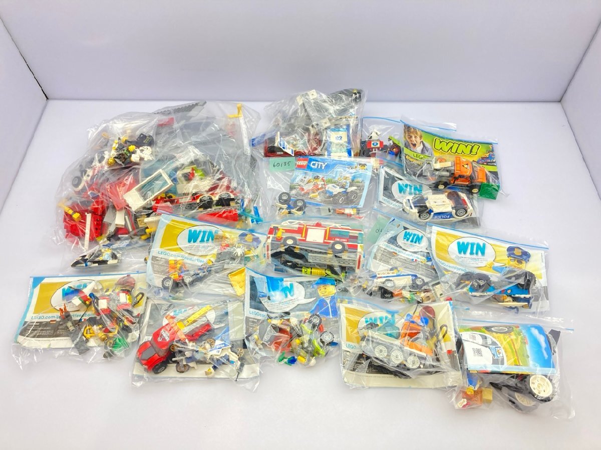 LEGO 完成品 まとめて 60110 460137 60002 CITY 他 現状渡し /ジャンク 同梱不可 [100-5299]W