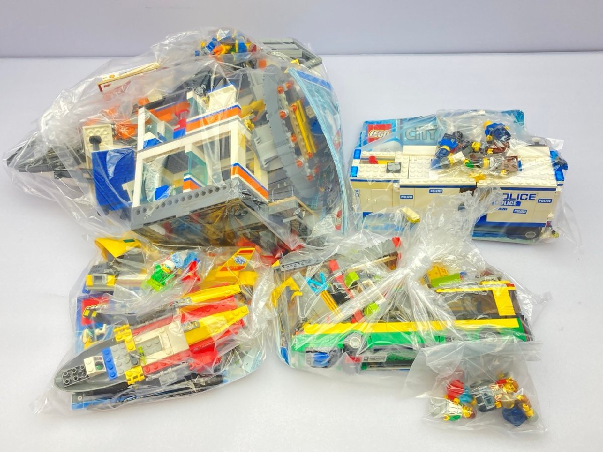LEGO 完成品 まとめて 60044 60167 CITY 他 現状渡し /ジャンク 同梱不可 [100-5296]W