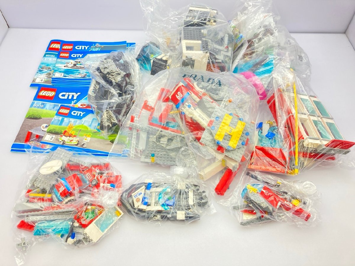 LEGO 60130 60110 他 完成品 まとめて パーツ欠品あり/ジャンク 同梱不可 [100-5306]W