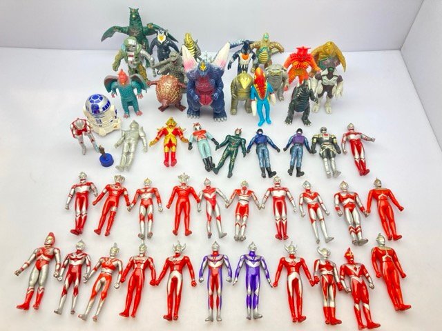 ウルトラマン 仮面ライダー など ソフビ まとめて 同梱不可 [50-5258]
