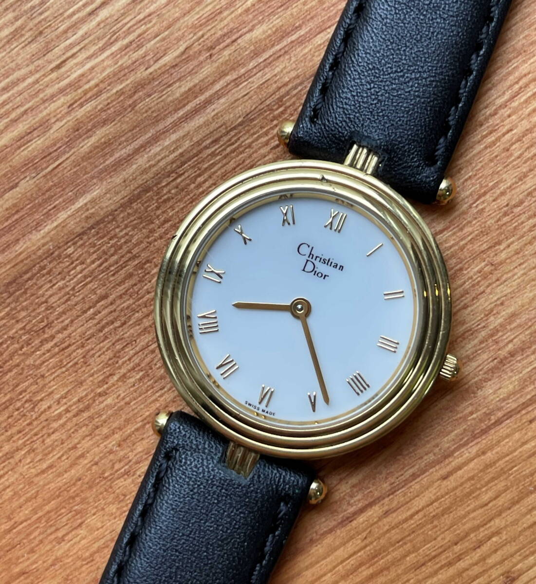 Christian Dior / クリスチャン ディオール ラウンドケース ウォッチ Swiss Made