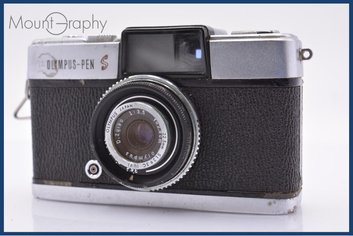 オリンパス OLYMPUS PEN S 2.8cm F3.5 同梱無料 #am6363