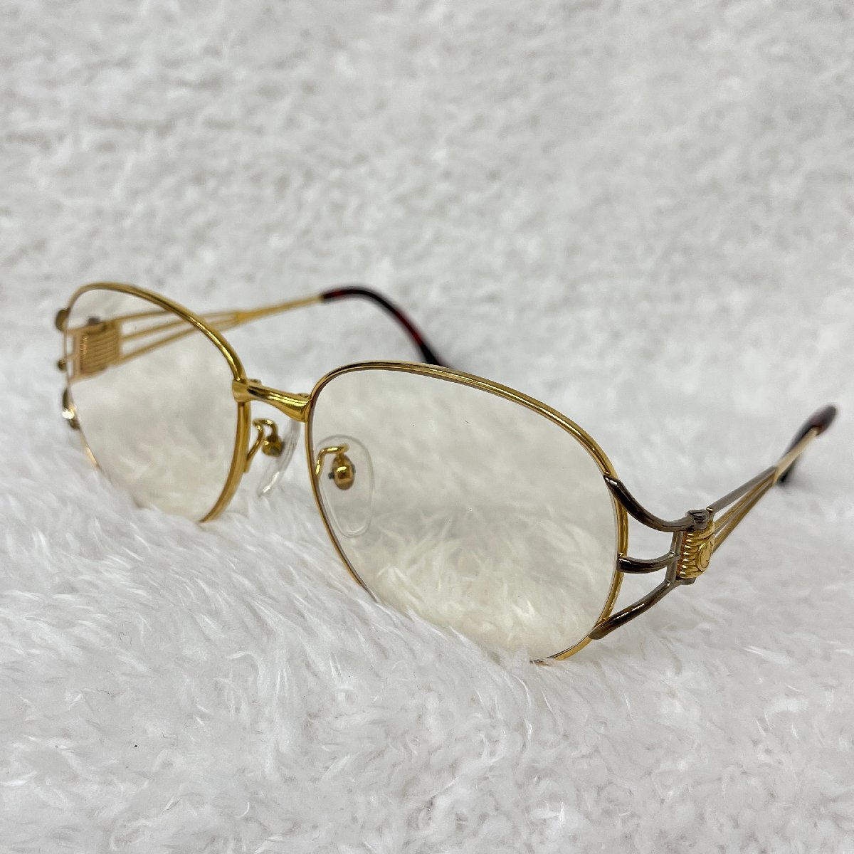 1円1スタ Yves Saint Laurent イヴサンローラン メガネ 眼鏡 度付き 【参考価格￥23000-】