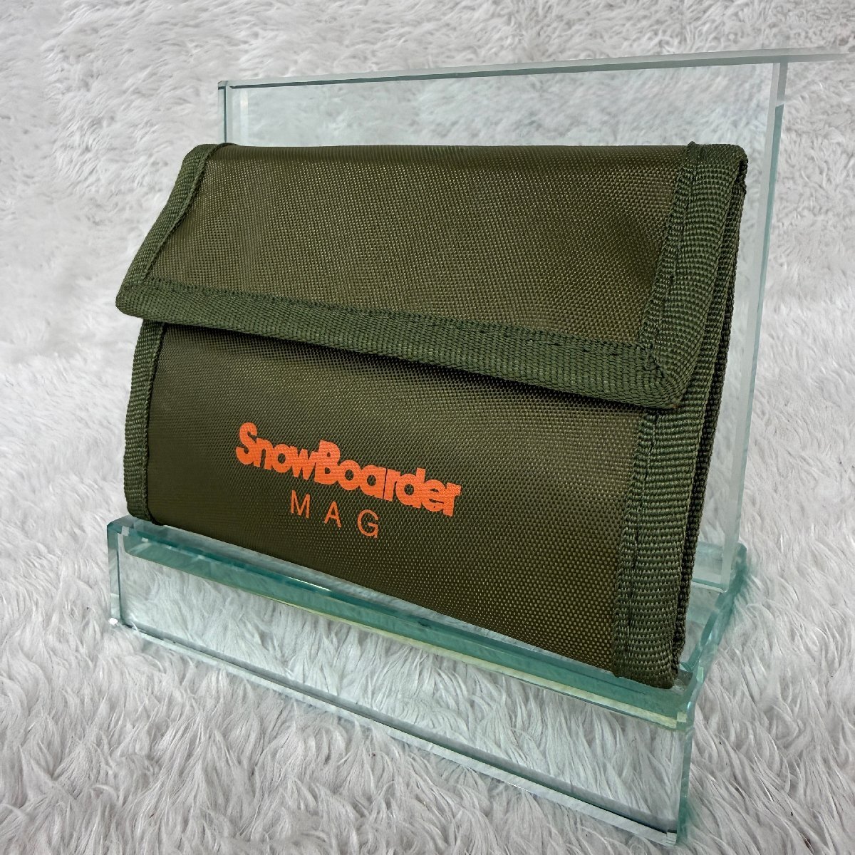 1円1スタ DEELUXE ウォレット SnowBoarder MAG オリーブ ナイロン メンズ 【参考価格￥8000-】