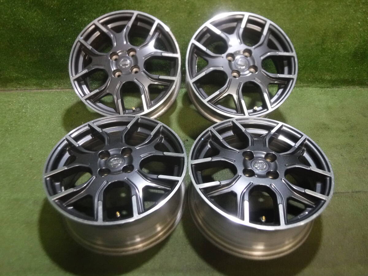 ☆　ホイール　日産純正　ノート　ニスモ　16×6.5J 16インチ　+46　PCD100　4H　ガンメタ/ポリッシュ　4本　☆