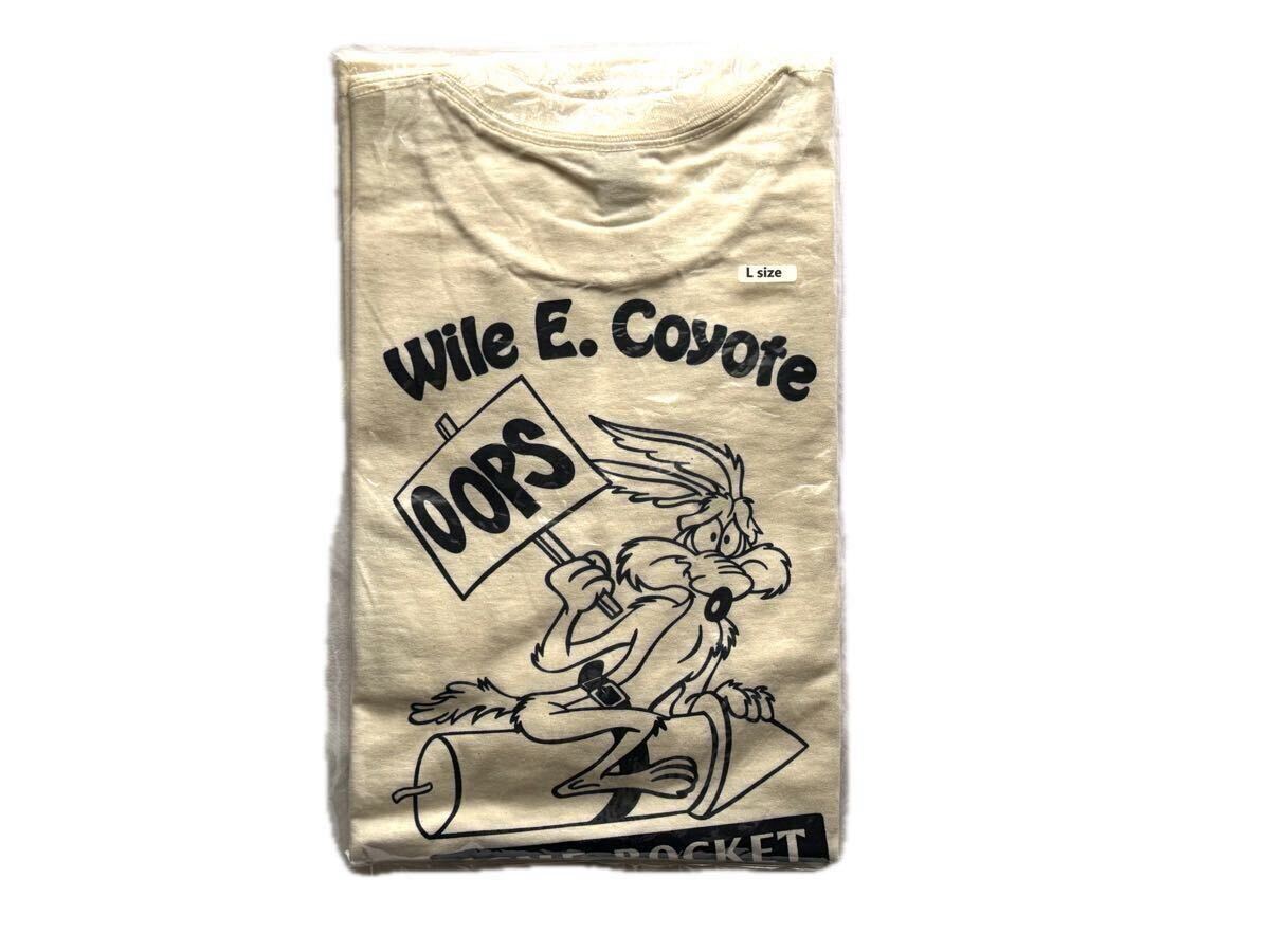 入手困難 USA ワイリーコヨーテ Tシャツ L ACME 世田谷ベース ロードランナー ロサンゼルス キムタク　オフホワイト 生成 半袖 