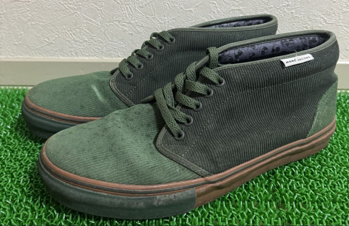 VANS バンズ MARC JACOBS マークジェーコブス 28cm スニーカー グリーン 緑 US10