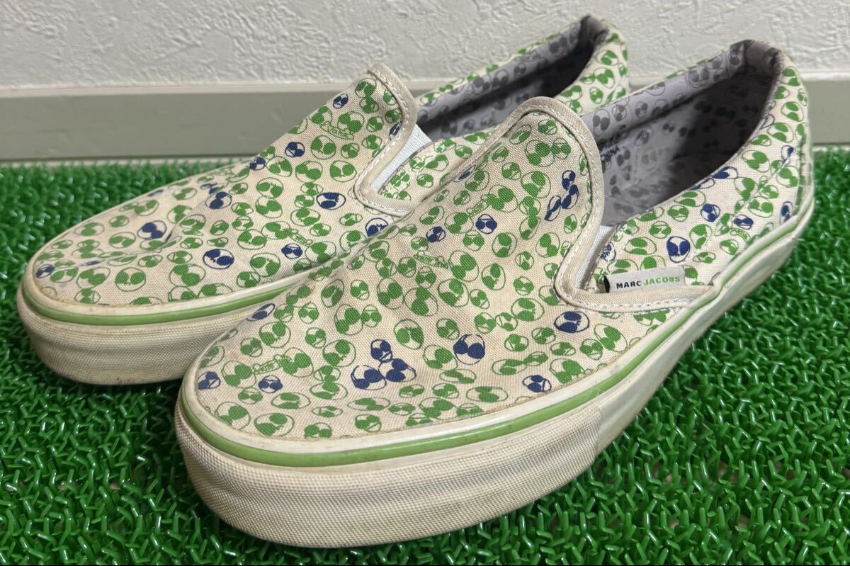 VANS バンズ MARC JACOBS マークジェーコブス スリッポン SLIPON 27cm スニーカー 総柄