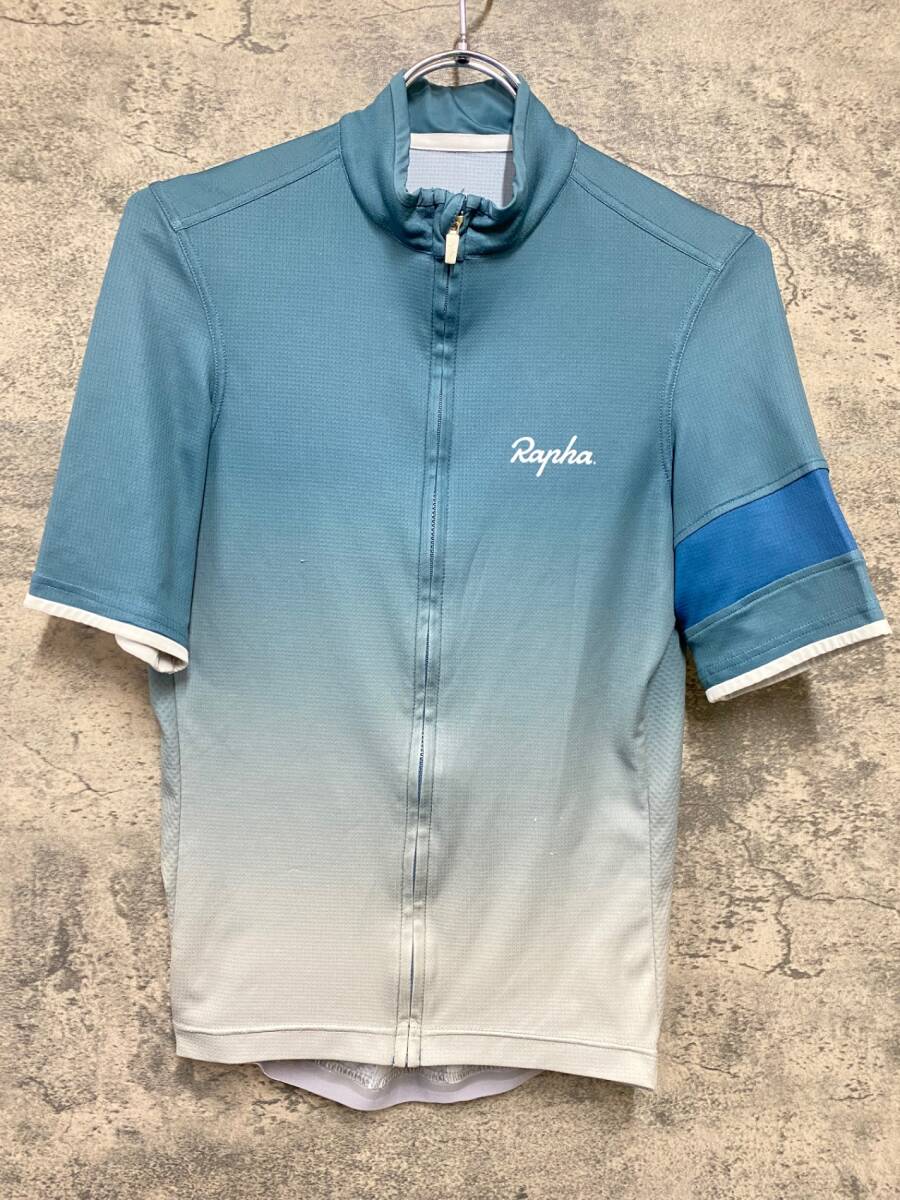 KD284 ラファ Rapha SUPER LIGHTWEIGHT JERSEY 半袖 サイクルジャージ ターコイズ S