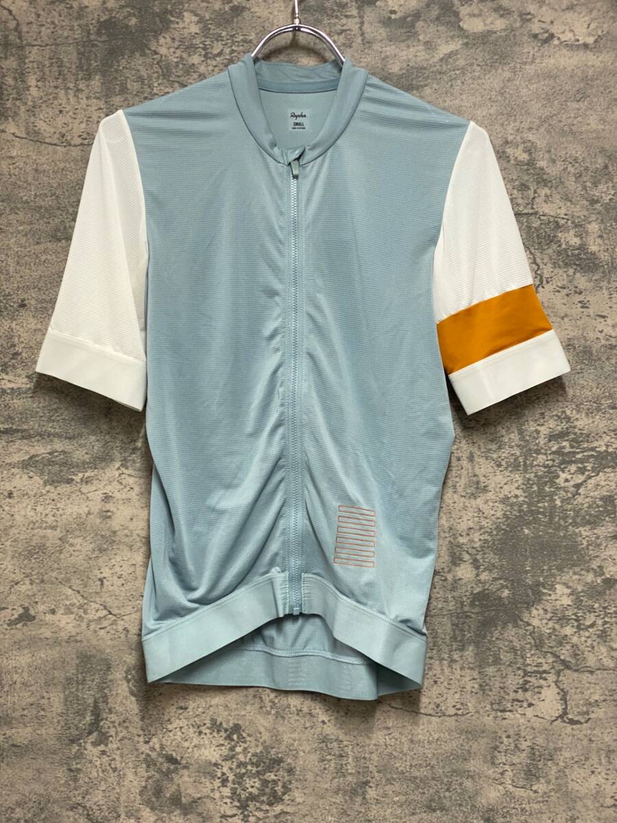 KE008 ラファ Rapha PRO TEAM TRAINING JERSEY 半袖 サイクルジャージ 水色 S