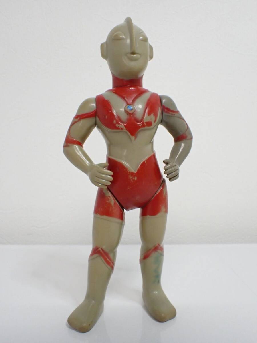 M370/6K〇当時物 マルサン ウルトラマン 2期 スタンダードサイズ 約22㎝ ソフビ ◯SAN 中古品〇