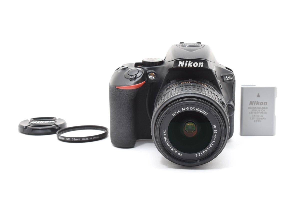 ★極上品・ショット回数42回★ ニコン NIKON D5600 AF-S 18-55mm F3.5 5.6G #4899W0553