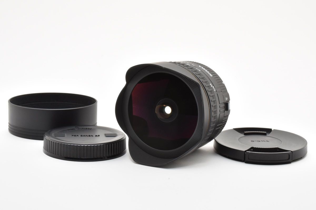 ★訳あり外観美品★ シグマ SIGMA 15mm F2.8 EX DG FISHEYE キヤノン EFマウン #5001W0511