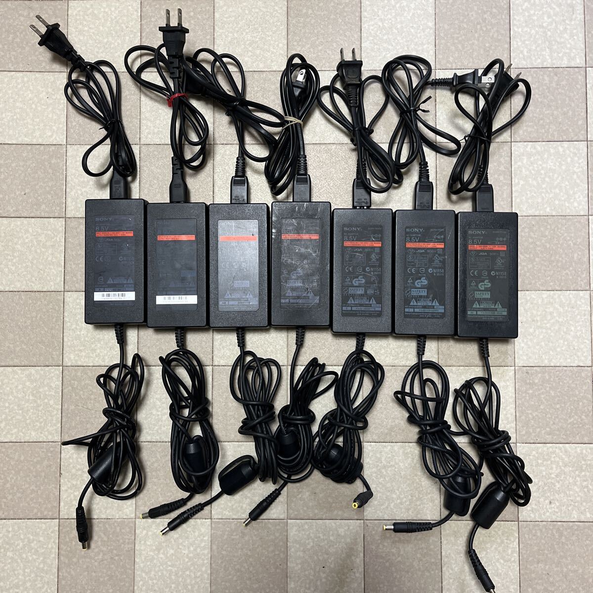 SONY SCPH-70100 PS2薄型用　ACアダプター　7点まとめ　 ★動作確認済み 