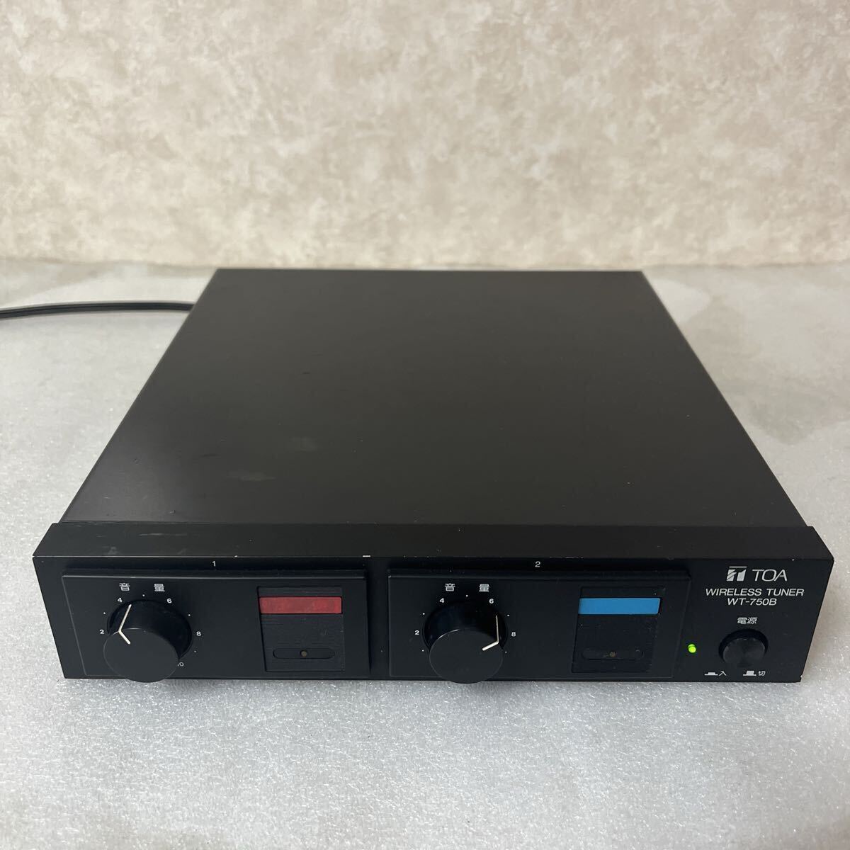 TOA WIRELESS TUNER WT-750B ワイヤレスチューナ　　★動作未確認　
