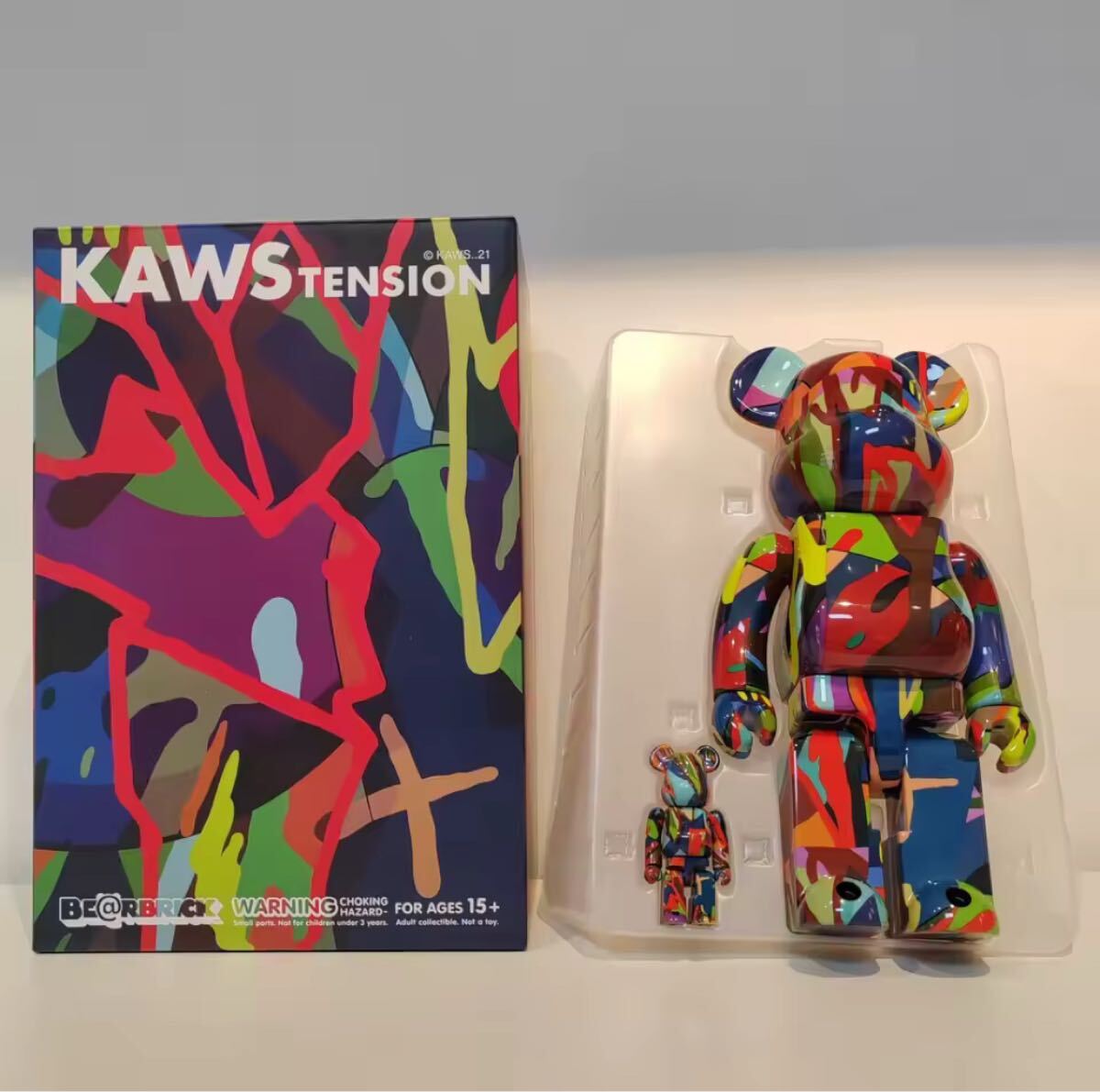 KAWS TENSION BE@RBRICK 100% & 400% セット