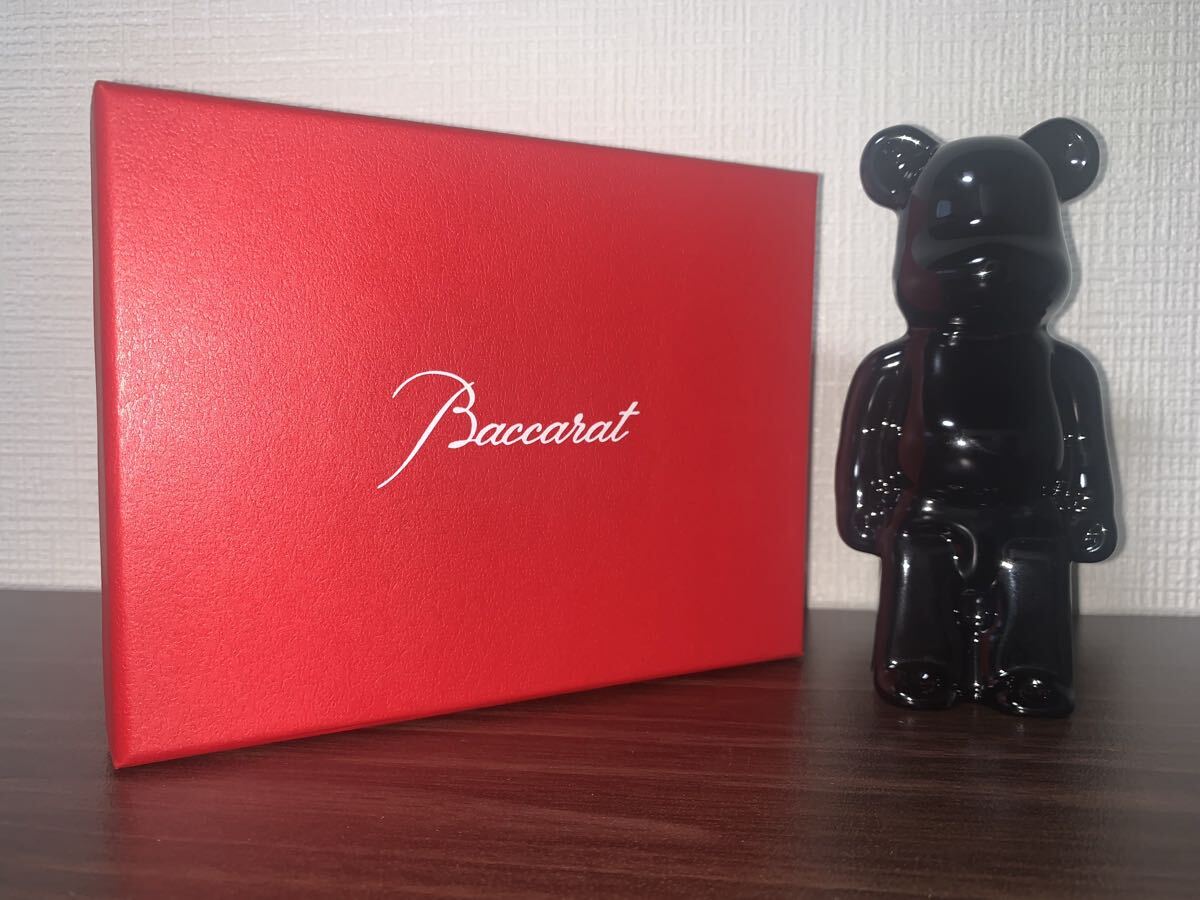 【圧倒的存在感】BE@RBRICK × Baccarat ブラックカラー バカラ ベアブリック