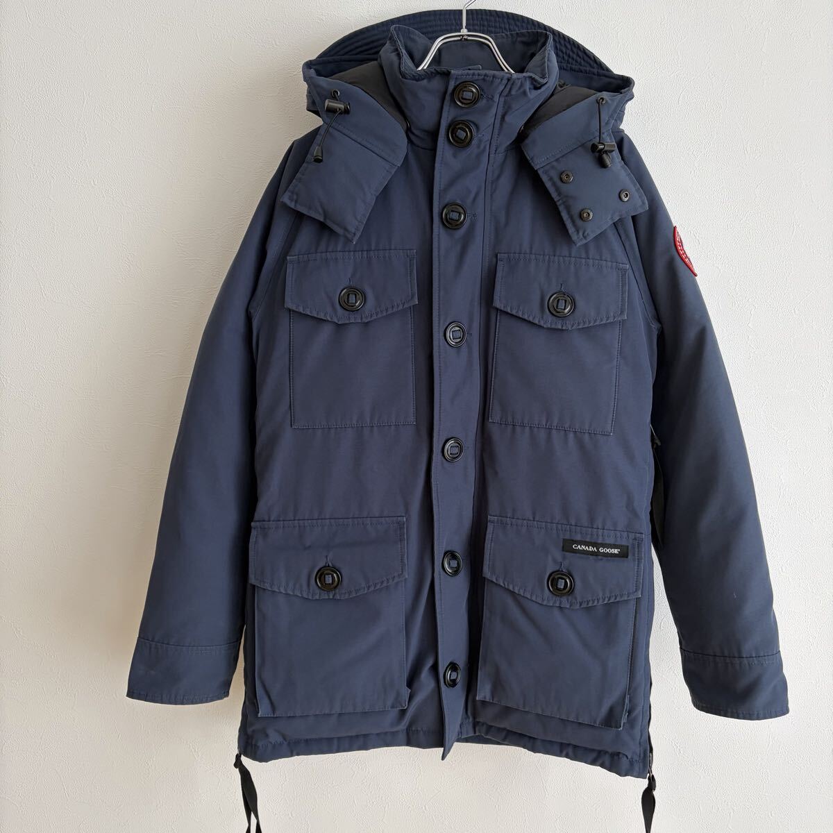 CANADA GOOSE カナダグース LANGLEY ラングレー ダウンジャケット メンズ M相当 2way フード脱着可能 【希少カラーSPIRIT】国内正規品