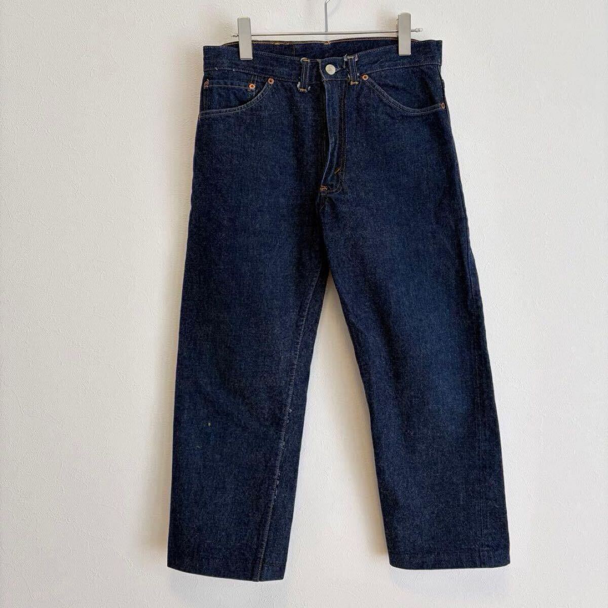 Levi’s リーバイス60s 502 0117 BIG Eモデル 濃紺　w34 ヴィンテージ デニム ジーンズ ジーパン (501XX 551ZXX 66前期 505等お好きな方に)
