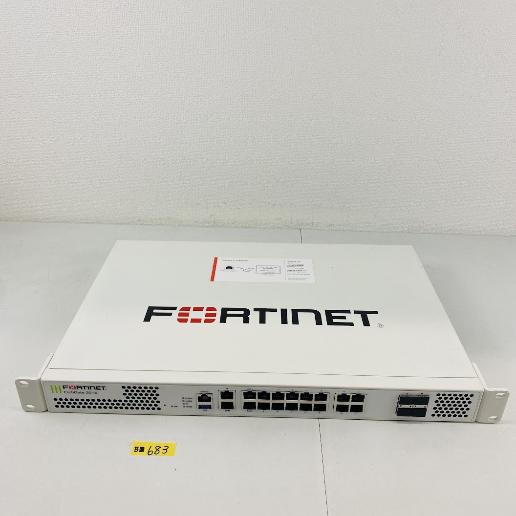B■683【通電OK】FORTINET FortiGate 201E 次世代ファイヤーウォール FW FG-201E 高性能UTM フォーティネット ネットワーク 本体のみ