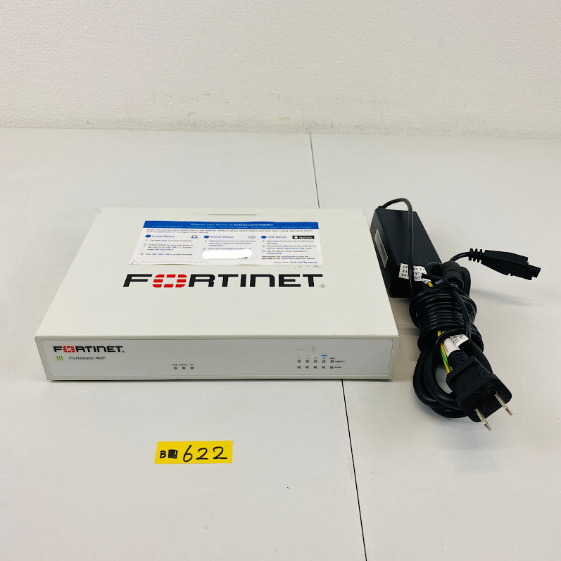 (ヤ)B■622【通電OK/電源コード付き】Fortinet FortiGate80F 次世代ファイアウォール FG-80F SD-WAN 統合脅威管理 UTM サーバー用 本体のみ