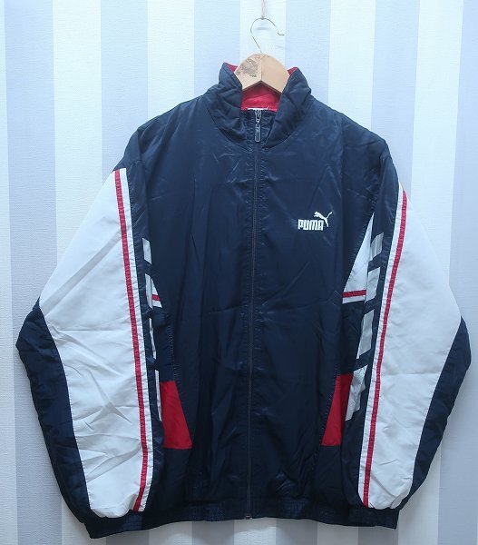 2-4578B/プーマナイロントラックジャケットPUMA オールド 