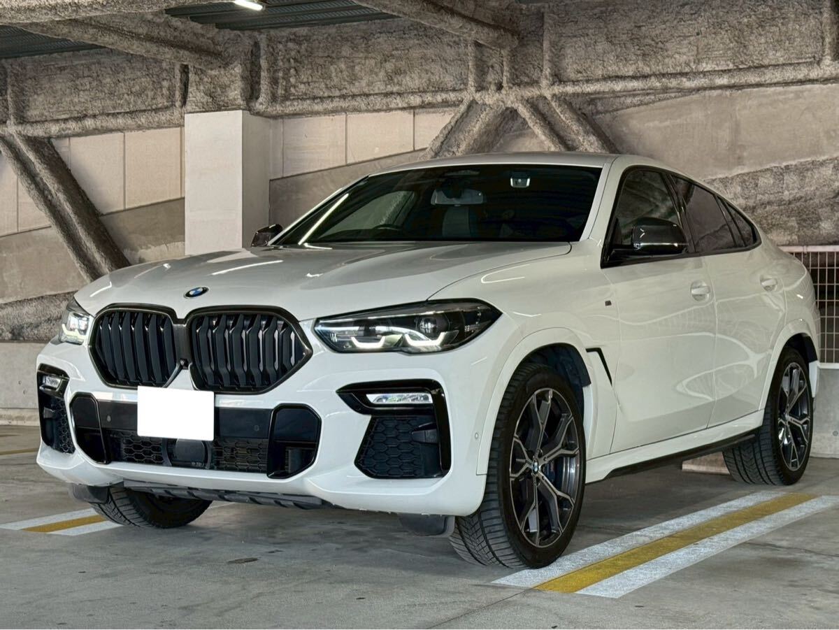 令和3年式 BMW X6 M50i 車検R8年3月末 ☆都内ワンオーナー／ディーラー整備車／アイコニックグロー／夏冬タイヤ付