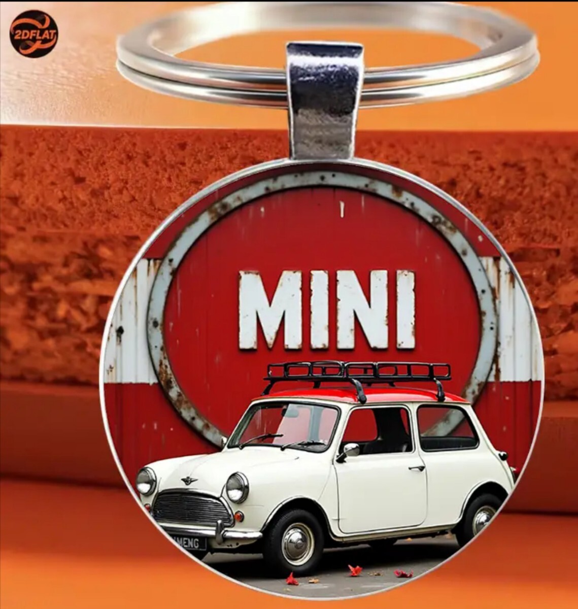 クラッシック ミニ MINI ミニクーパー キーホルダー キーリング