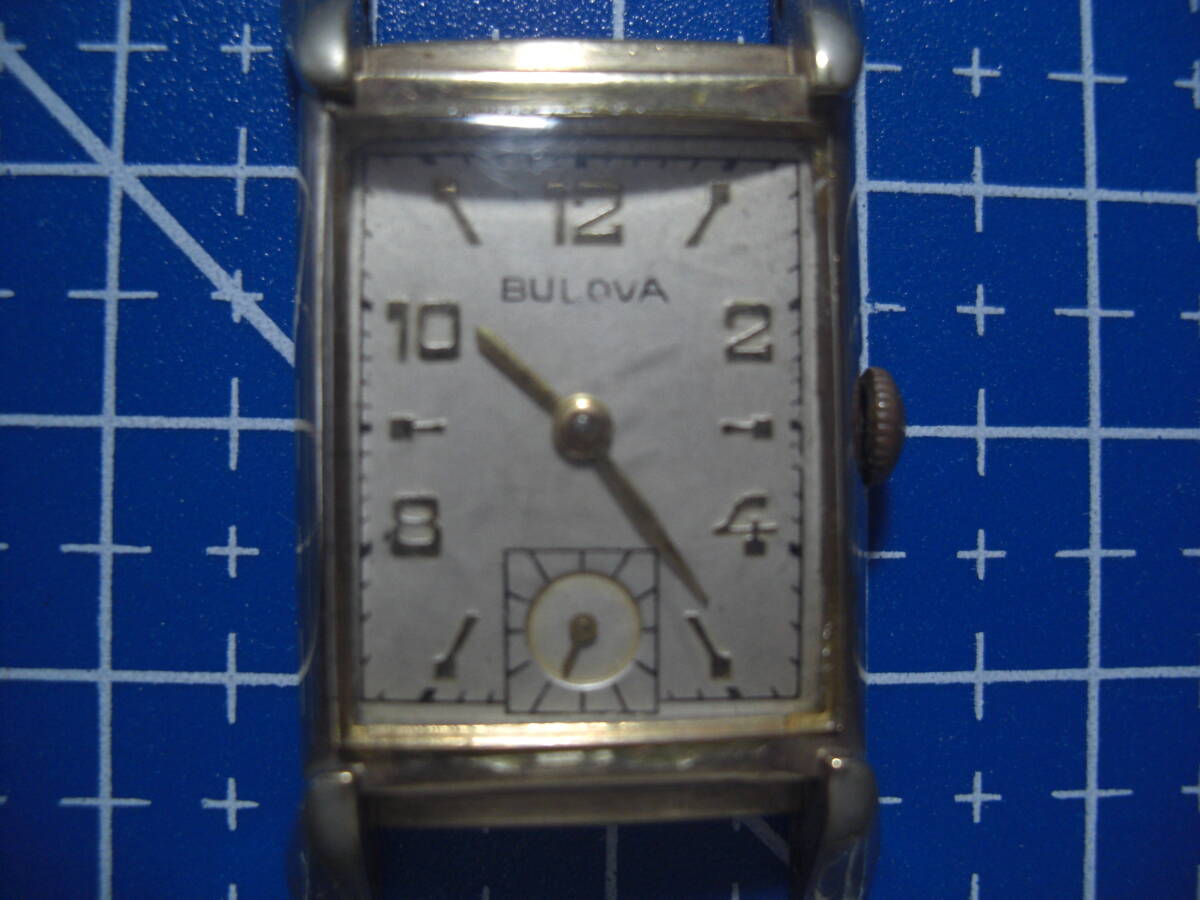 0262　 BULOVA 　ビンテージ　メンズ手巻き腕時計