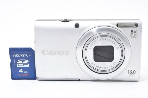 Canon PowerShot A4000 IS HD 8x キャノン コンパクト デジタル カメラ #0527