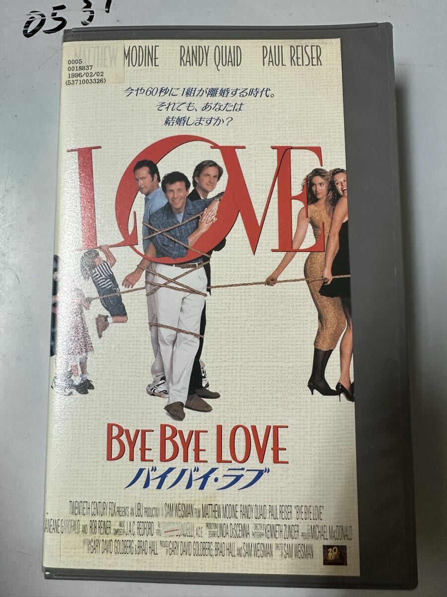 中古送料込み　貴重希少激レア　BYE BYE LOVE バイバイラブ　字幕版