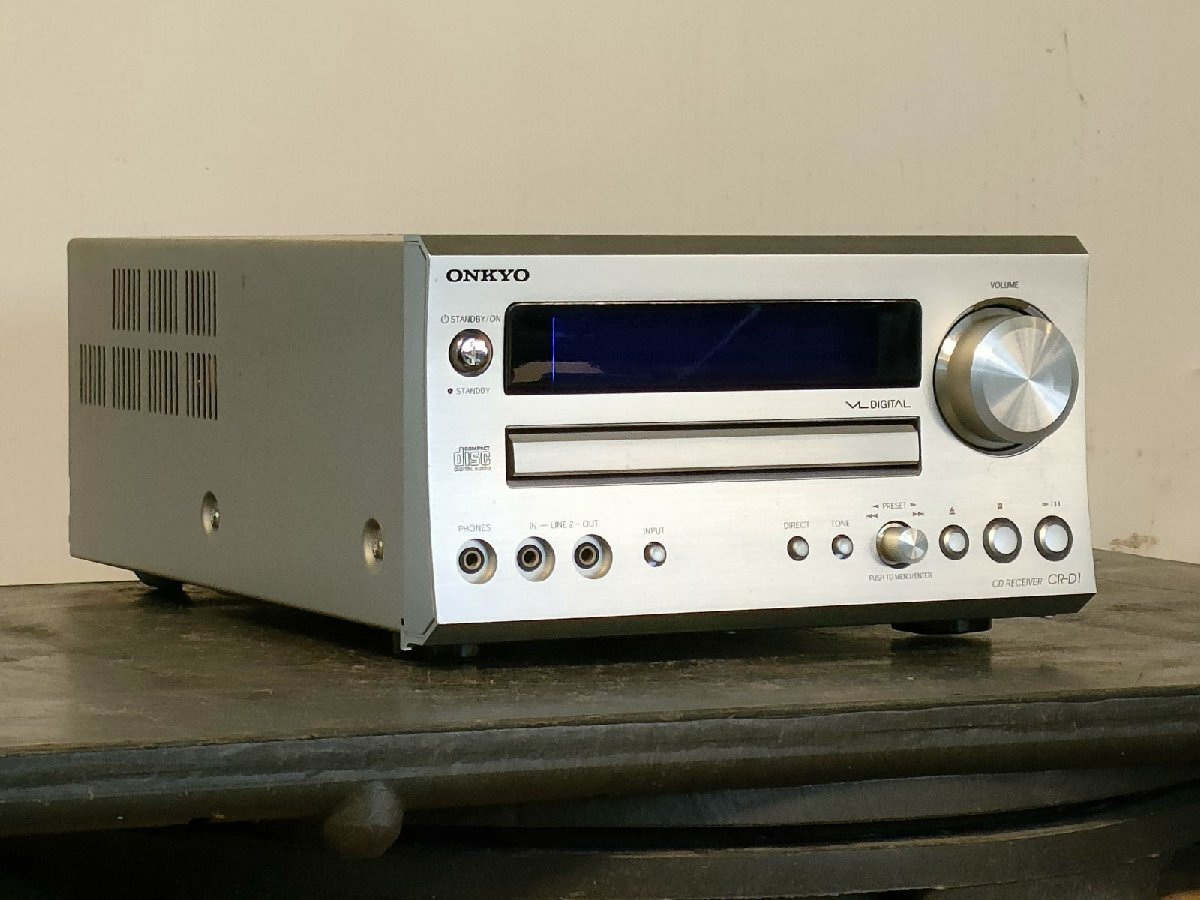 ONKYO CR-D1 オンキョー CD/FMチューナーアンプ CDデッキ 中古品 [1822OH]