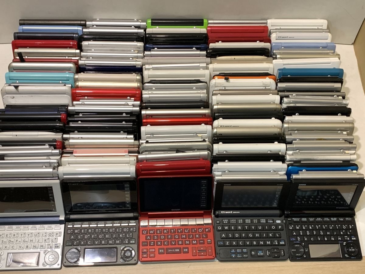 CASIO XD-B8600 SHARP PW-SA1 他 電子辞書 カシオ エクスワード Brain まとめ 102点セット◆ジャンク品 [4744MP]