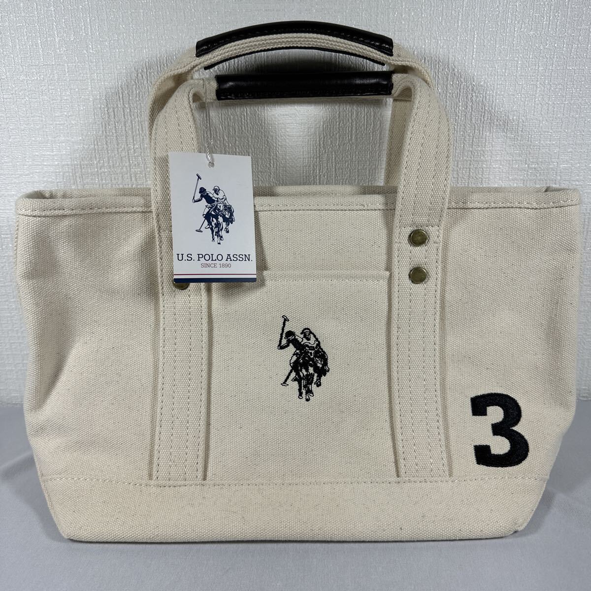 U S POLO ASSN ポロ キャンバス ハンドバッグ ユーエスポロアッスン
