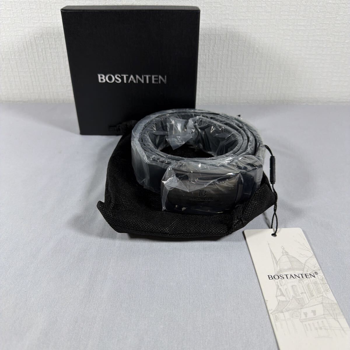BOSTANTEN ボスタンテン レザー ベルト ブラック