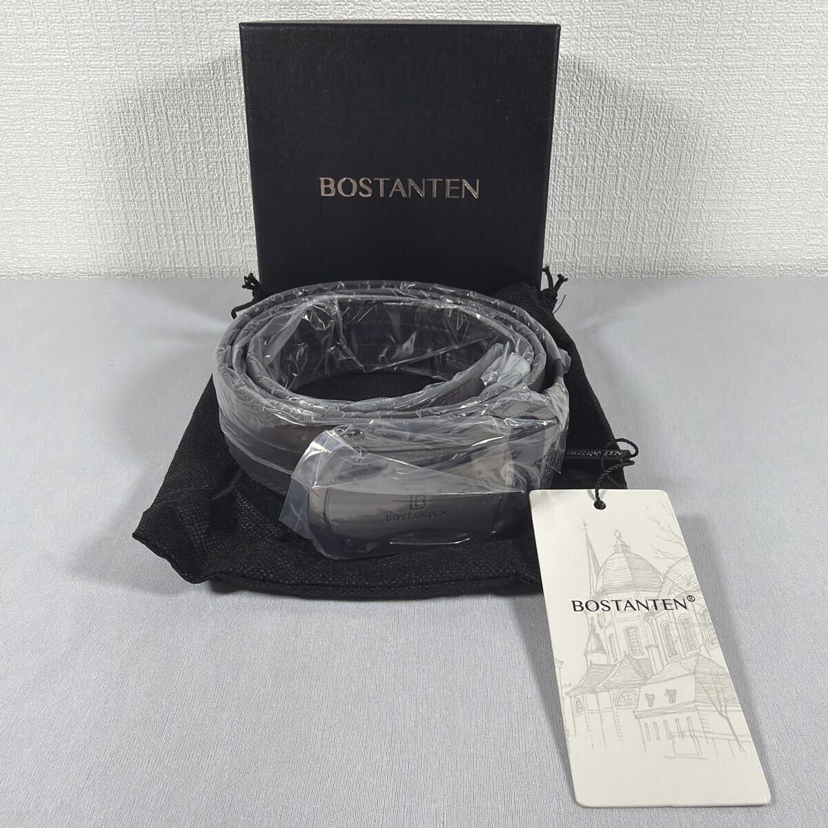 BOSTANTEN ボスタンテン レザー ベルト ブラウン