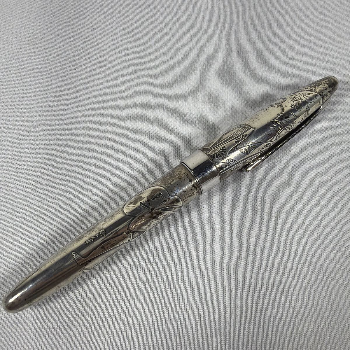 PILOT パイロット 万年筆 STERLING SILVER スターリングシルバー 18k 750 筆記用具
