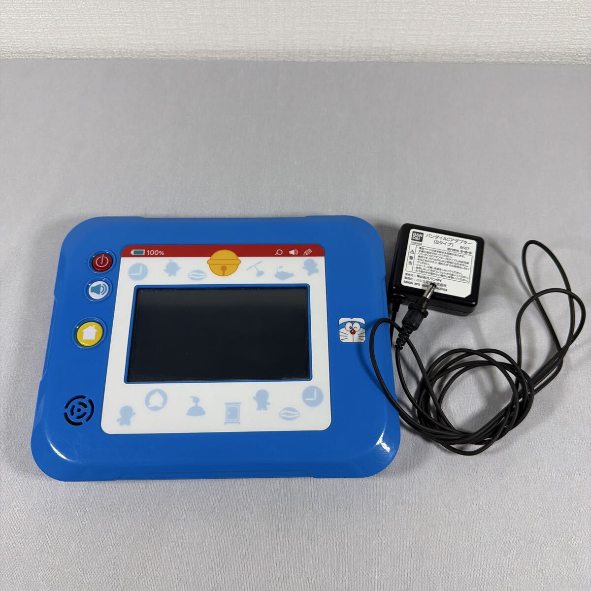 BANDAI バンダイ ドラえもん ひらめきパッド 知育玩具 ブルー 知育タブレット