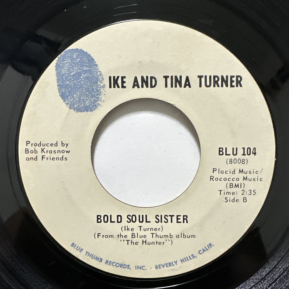 FUNK 45S IKE AND TINA TURNER BOLD SOUL SISTER レコード BLU 104