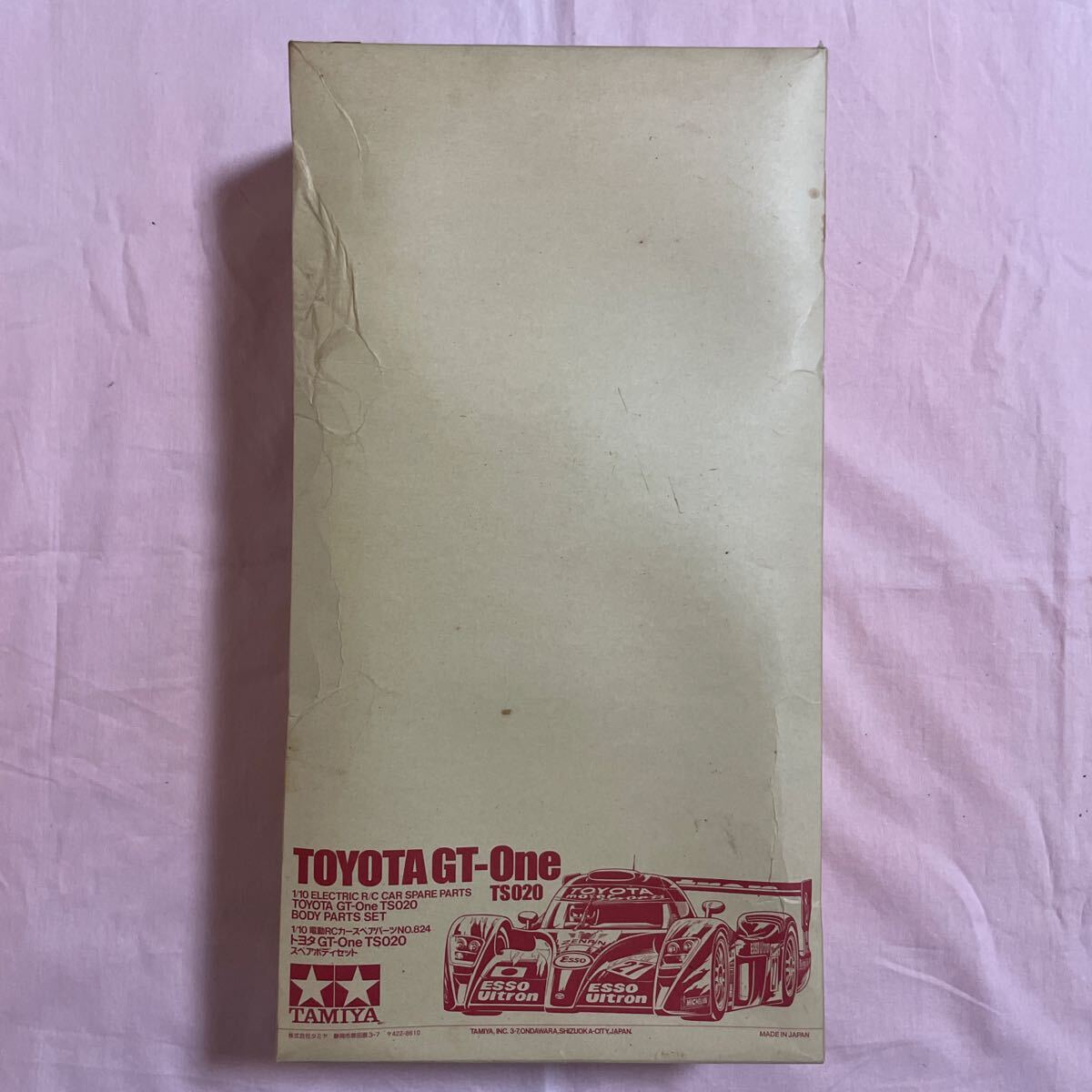 現状品 TAMIYA TOYOTA GT-One TS020 1/10 スペアボディセット NO.824 トヨタ RC タミヤ 箱痛み 本体汚れあり