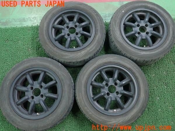 3UPJ=34720915]MR2(AW11)後期 Watanabe ワタナベ エイトスポーク F8F ホイール 14×6.5J +30 PCD100 4穴 4本 中古