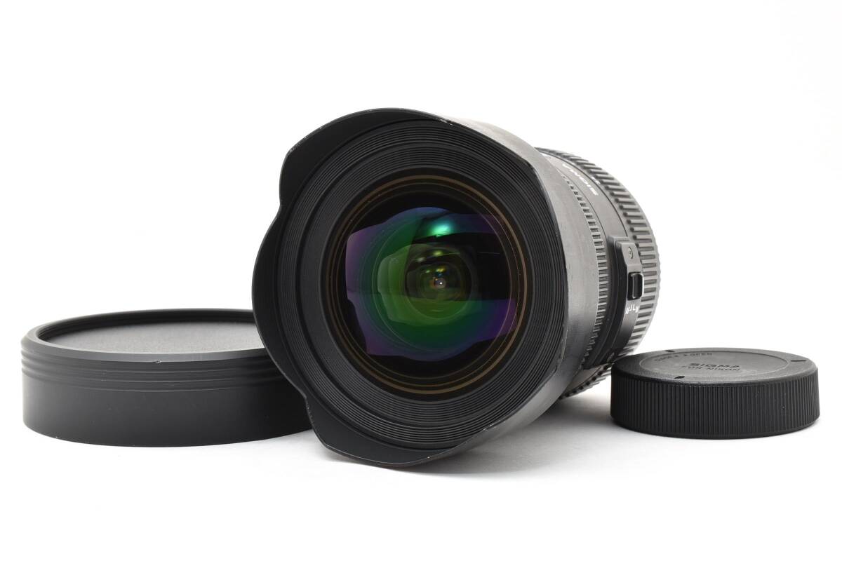 SIGMA シグマ 12-24mm F4.5-5.6 Ⅱ DG HSM ニコン Nikon フード FRキャップ付