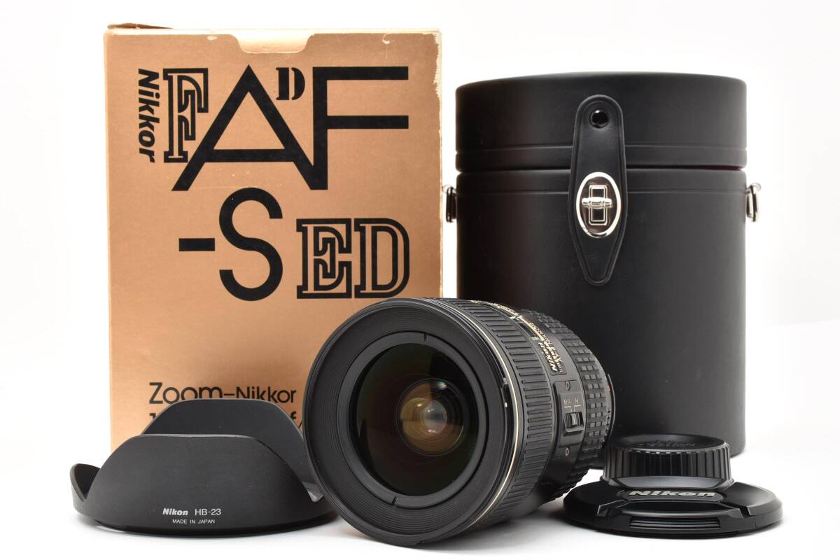 ★動作品★ Nikon ニコン AF-S NIKKOR 17-35mm F2.8D ED 元箱 専用ケース フード FRキャップ付