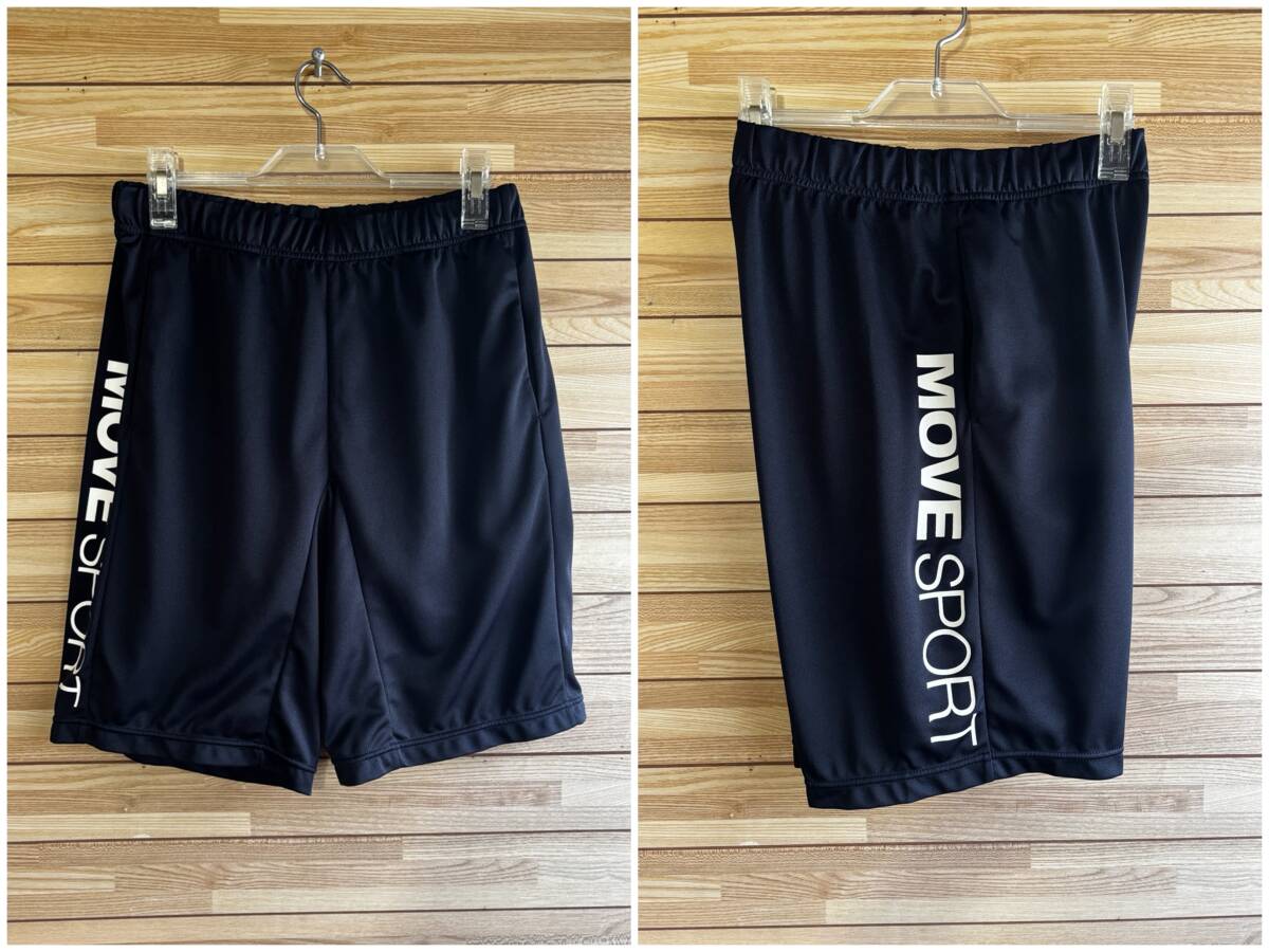 #セール★サイズ M★DESCENTE MOVE SPORT デサント ムーブスポーツ ハーフパンツ ハーフ パンツ ネイビー 紺 春夏 春 夏 トレーニング