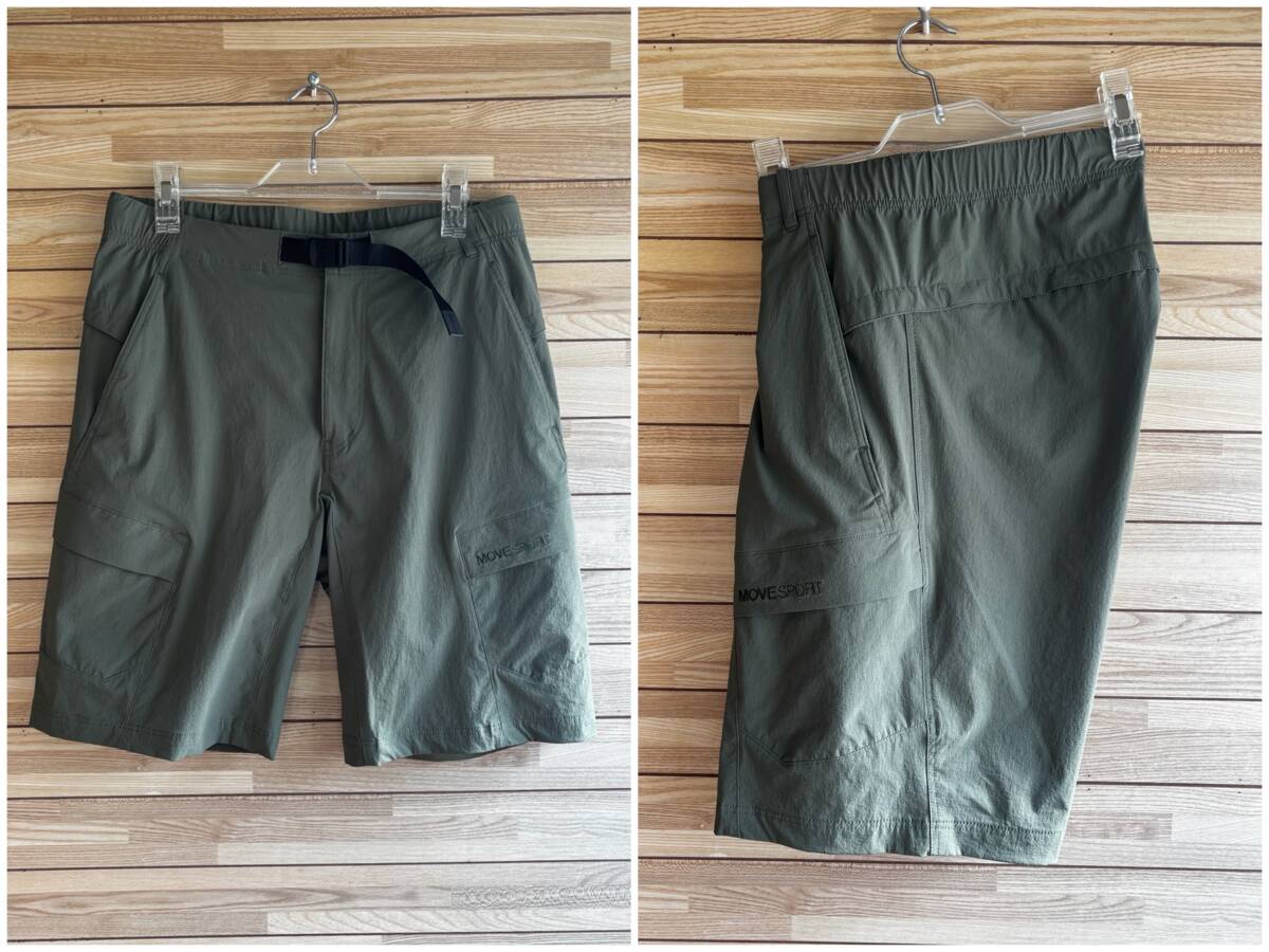 #セール★サイズ M★DESCENTE デサント MOVE SPORT ムーブスポーツ カーゴショーツ ハーフパンツ パンツ はっ水 ストレッチ アウトドア 夏